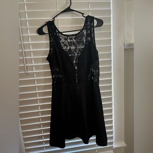 Black cocktail dress
